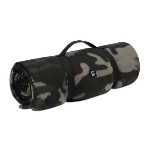70174 fleece blanket darkcamo Brandit
